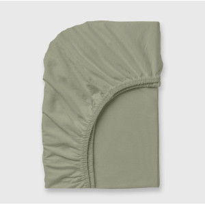 Чаршаф с ластик Нова 140х200 см. - Зелен Ранфорс